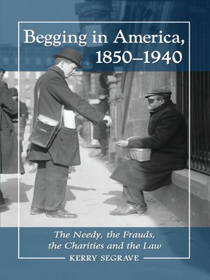 cover image of Begging in America, 1850-1940
